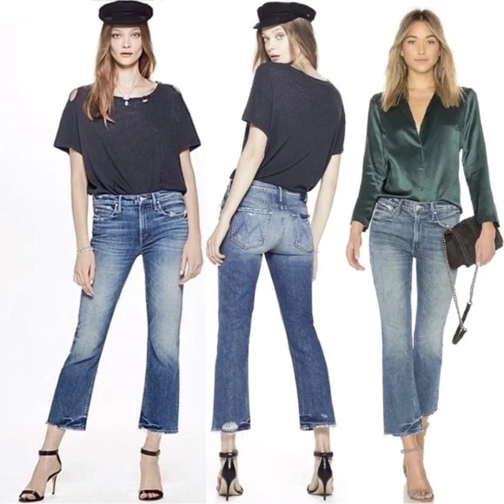 Mother Superior Denim The Dutchie Ankle in My Soul to Keep Distressed Jeans 24